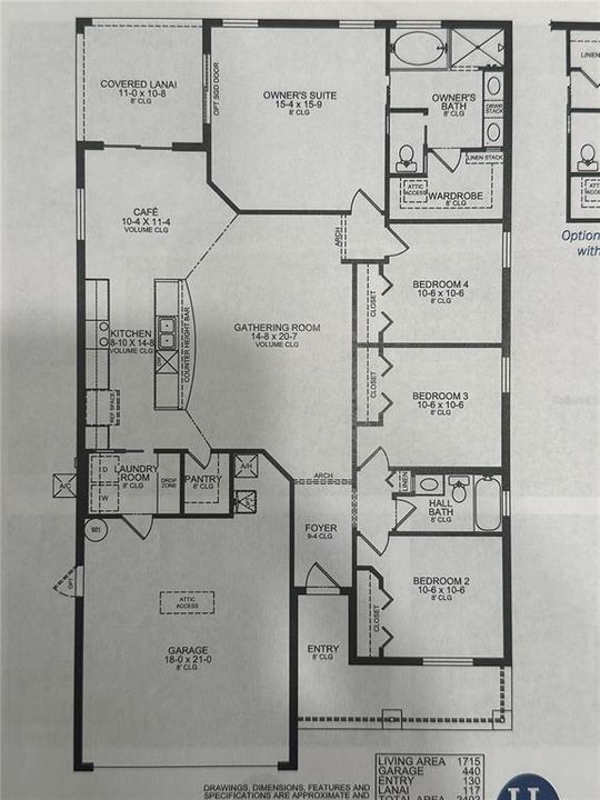 На продажу: $335,000 (4 спален, 2 ванн, 1715 Квадратных фут)