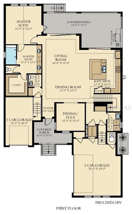 На продажу: $999,999 (3 спален, 2 ванн, 2807 Квадратных фут)