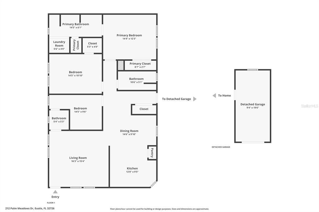 На продажу: $135,000 (3 спален, 2 ванн, 1487 Квадратных фут)