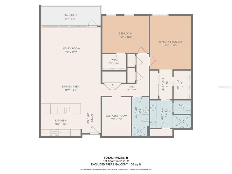 For Sale: $1,129,000 (2 beds, 2 baths, 1483 Square Feet)