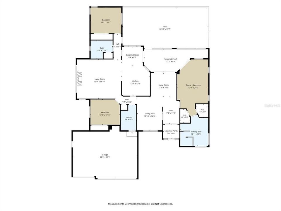 На продажу: $359,900 (3 спален, 2 ванн, 2099 Квадратных фут)