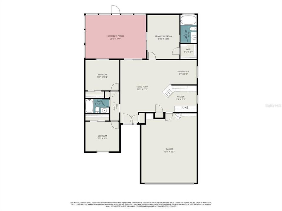 В аренду: $2,300 (3 спален, 2 ванн, 1137 Квадратных фут)