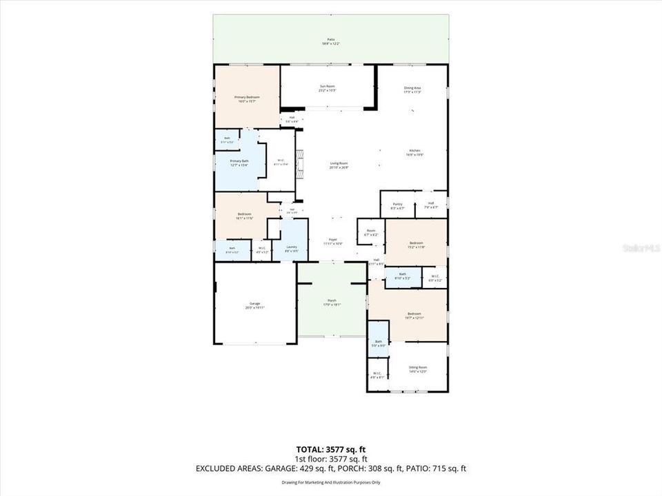 На продажу: $959,000 (4 спален, 4 ванн, 3764 Квадратных фут)