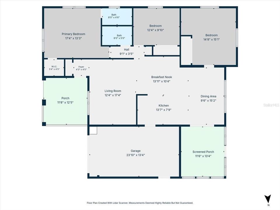 На продажу: $310,000 (3 спален, 2 ванн, 1628 Квадратных фут)