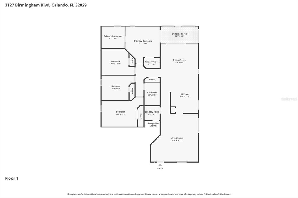 На продажу: $475,000 (4 спален, 2 ванн, 1799 Квадратных фут)