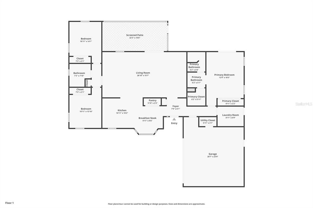 For Sale: $579,000 (3 beds, 2 baths, 1722 Square Feet)