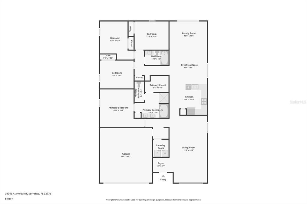 На продажу: $365,000 (4 спален, 2 ванн, 1932 Квадратных фут)