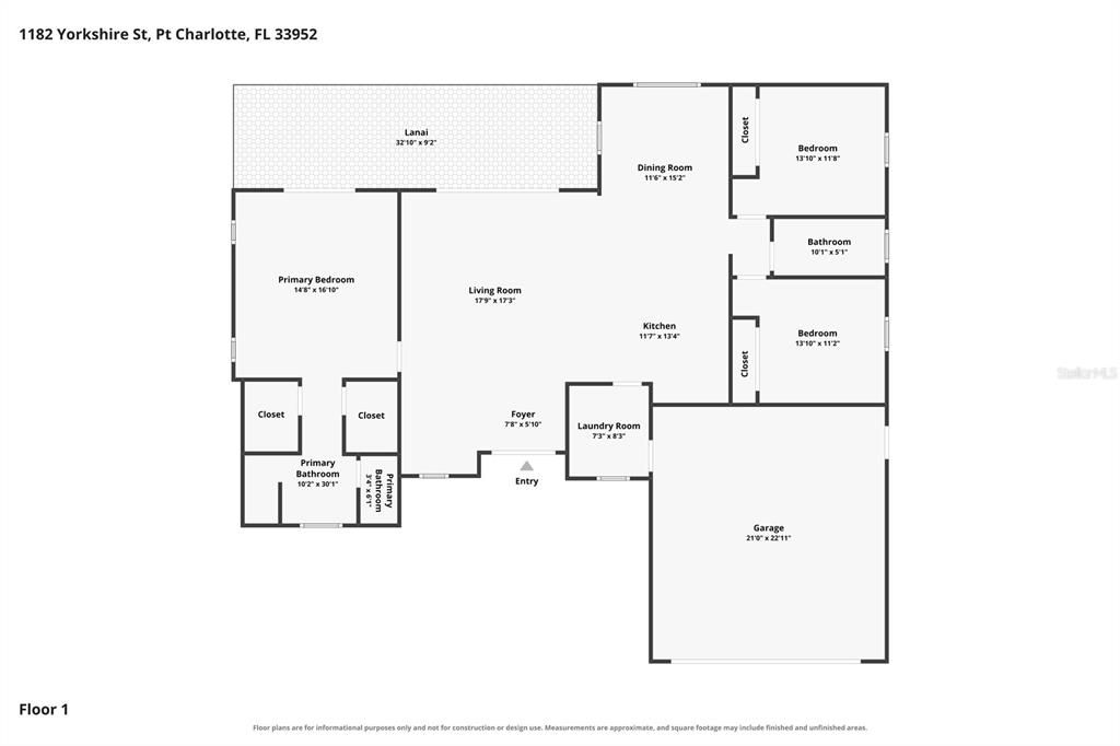 На продажу: $390,000 (3 спален, 2 ванн, 1727 Квадратных фут)