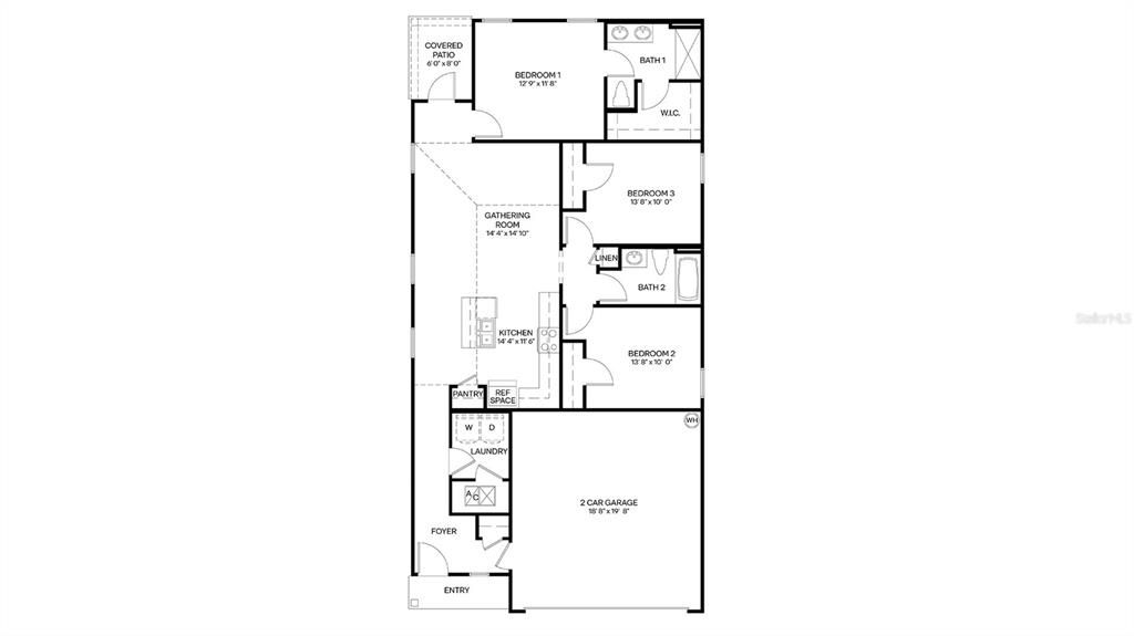 En Venta: $287,350 (3 camas, 2 baños, 1245 Pies cuadrados)