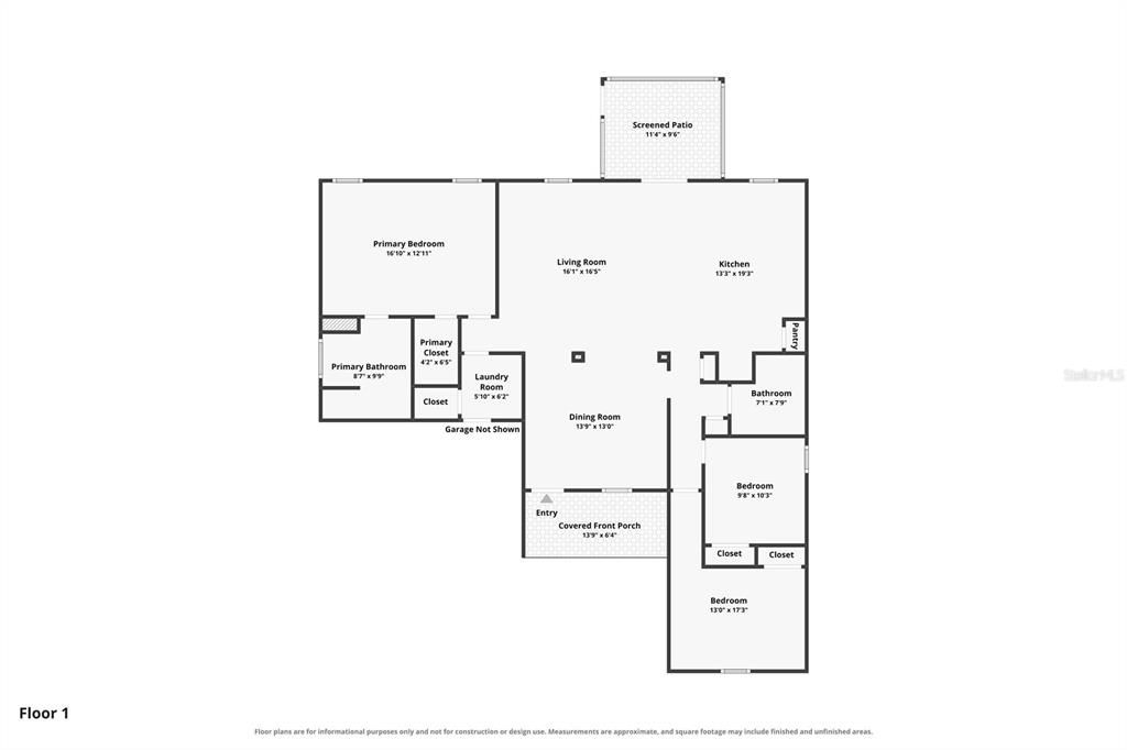 На продажу: $365,000 (3 спален, 2 ванн, 1744 Квадратных фут)