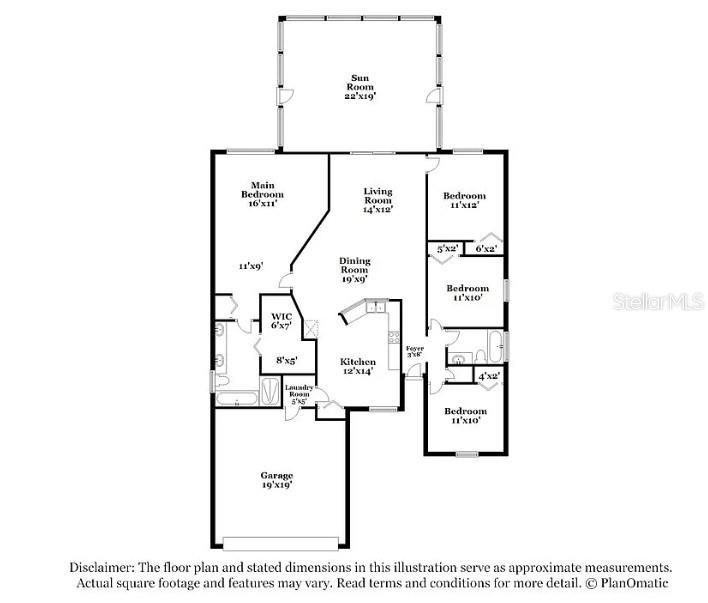 На продажу: $359,900 (4 спален, 2 ванн, 1544 Квадратных фут)