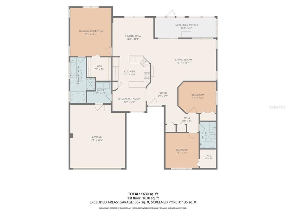 На продажу: $389,900 (3 спален, 2 ванн, 1723 Квадратных фут)