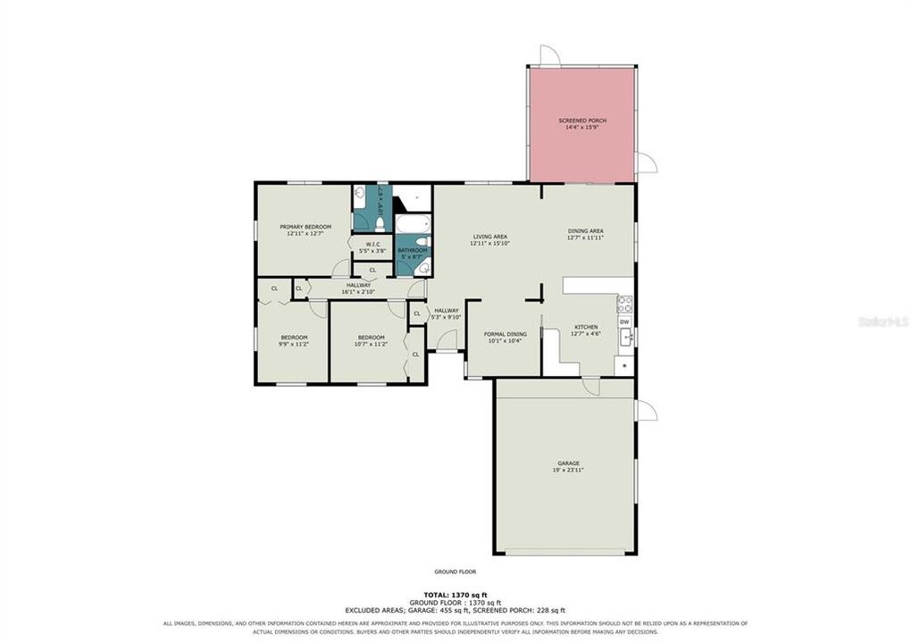 На продажу: $365,000 (3 спален, 2 ванн, 1520 Квадратных фут)