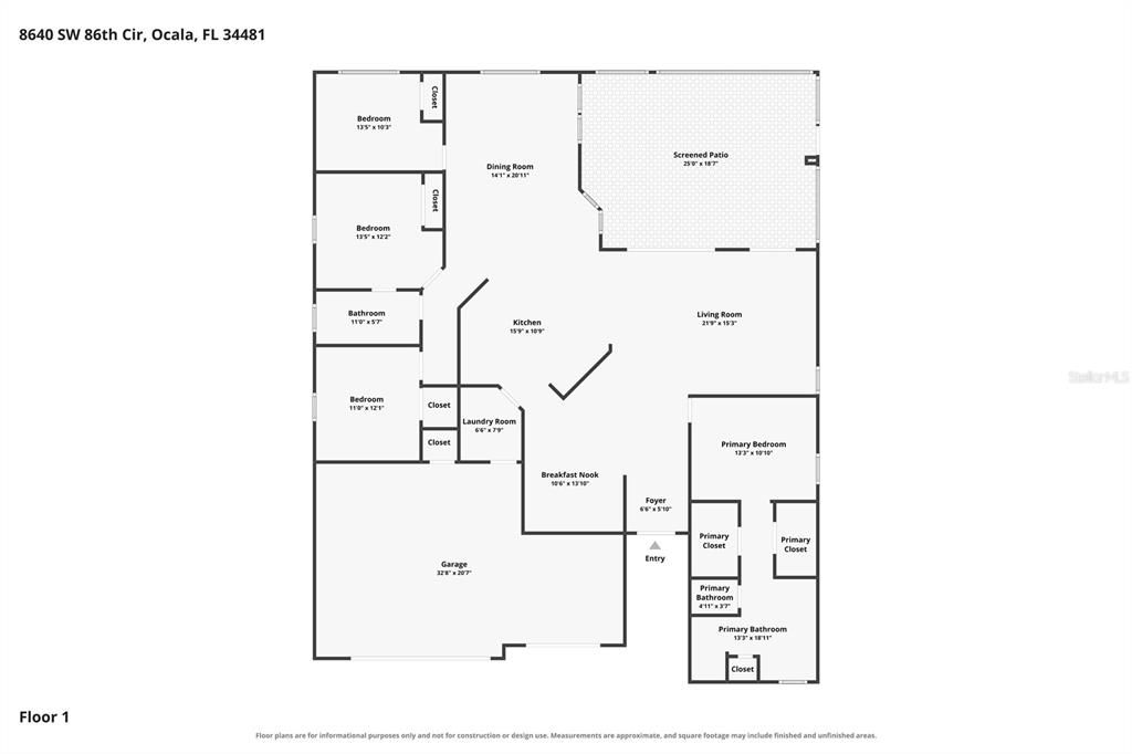 На продажу: $445,000 (4 спален, 2 ванн, 2275 Квадратных фут)