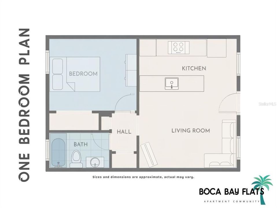 В аренду: $1,350 (1 спален, 1 ванн, 600 Квадратных фут)