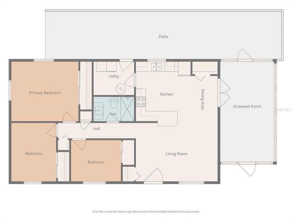 На продажу: $345,000 (3 спален, 1 ванн, 1050 Квадратных фут)
