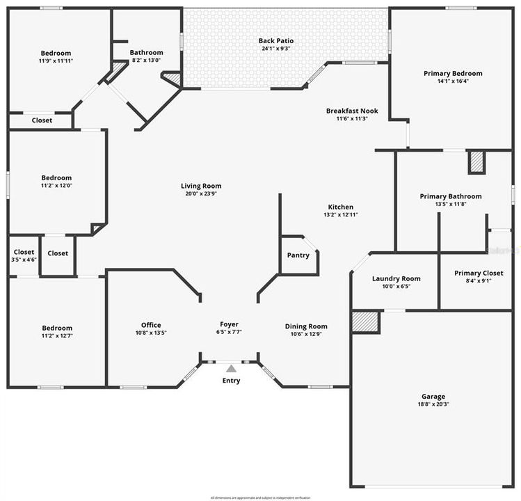 На продажу: $429,900 (4 спален, 2 ванн, 2238 Квадратных фут)