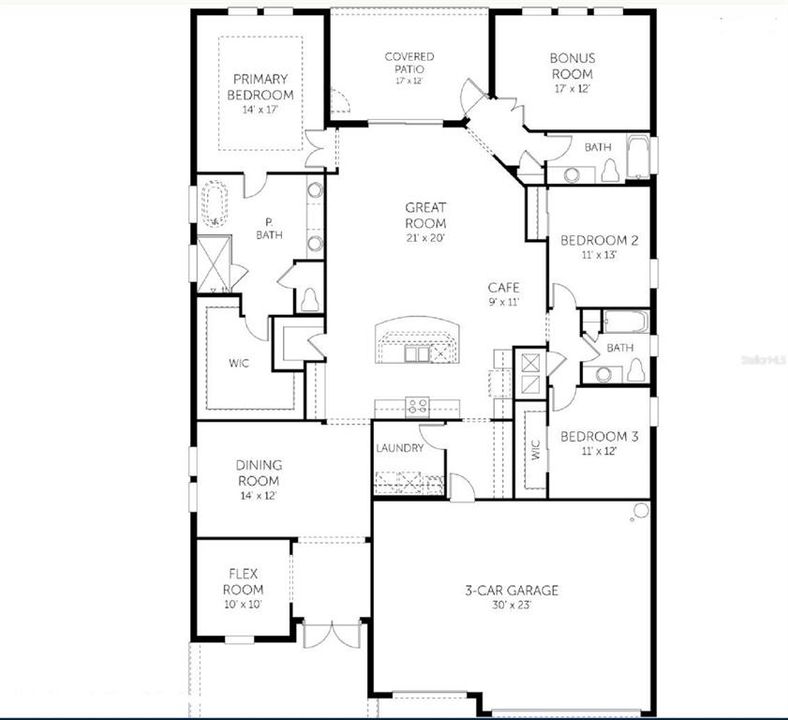 На продажу: $648,990 (3 спален, 3 ванн, 2723 Квадратных фут)