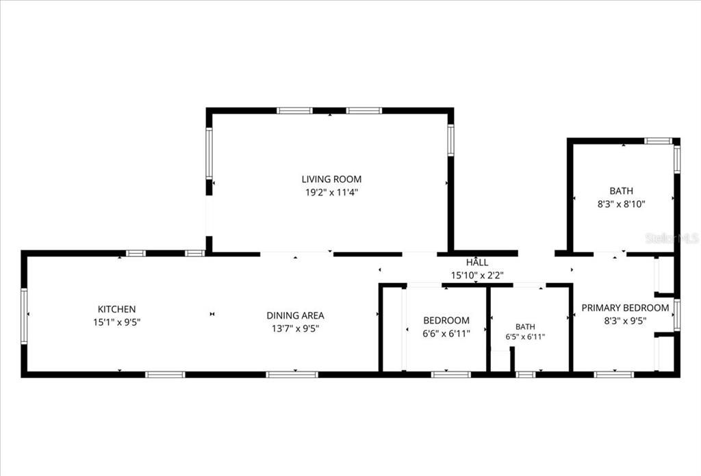En Venta: $99,900 (2 camas, 2 baños, 540 Pies cuadrados)