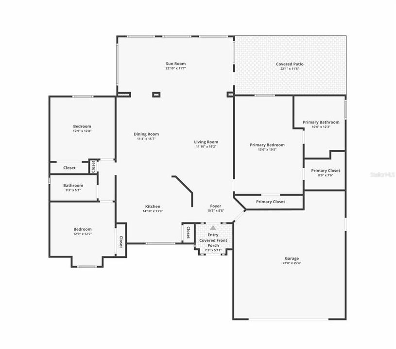 На продажу: $474,900 (3 спален, 2 ванн, 1945 Квадратных фут)