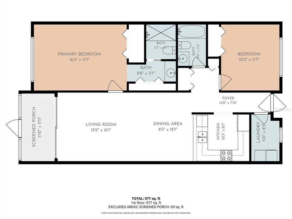 En Venta: $195,000 (2 camas, 2 baños, 980 Pies cuadrados)