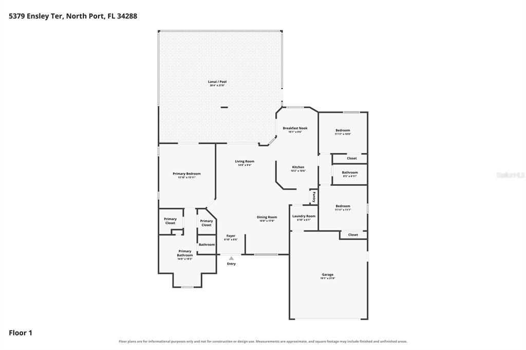 En Venta: $425,000 (3 camas, 2 baños, 1626 Pies cuadrados)