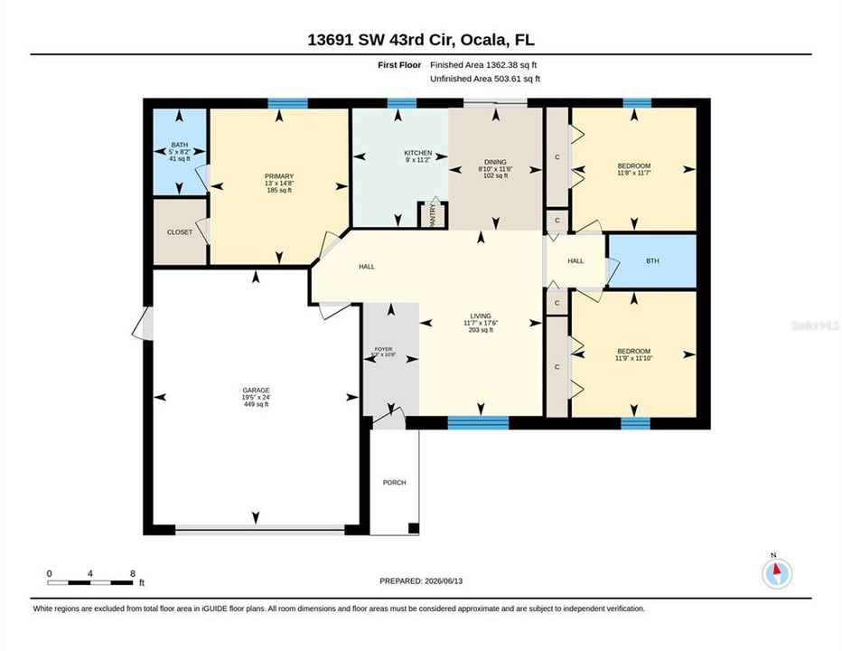 В аренду: $1,895 (3 спален, 2 ванн, 1311 Квадратных фут)