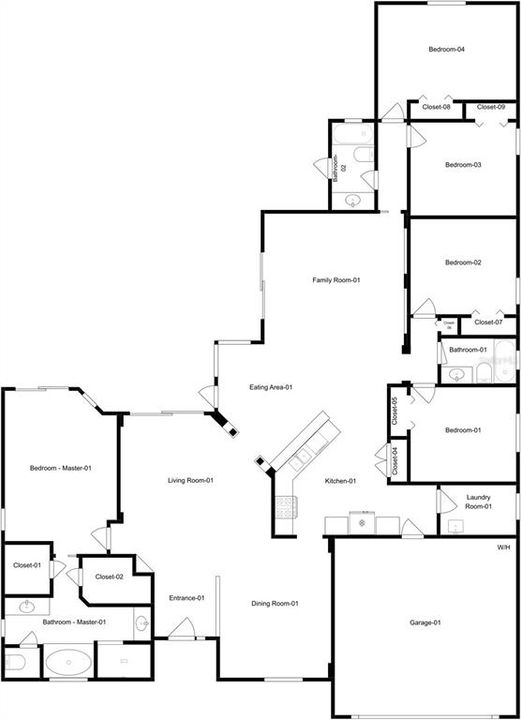 На продажу: $479,900 (5 спален, 3 ванн, 2639 Квадратных фут)