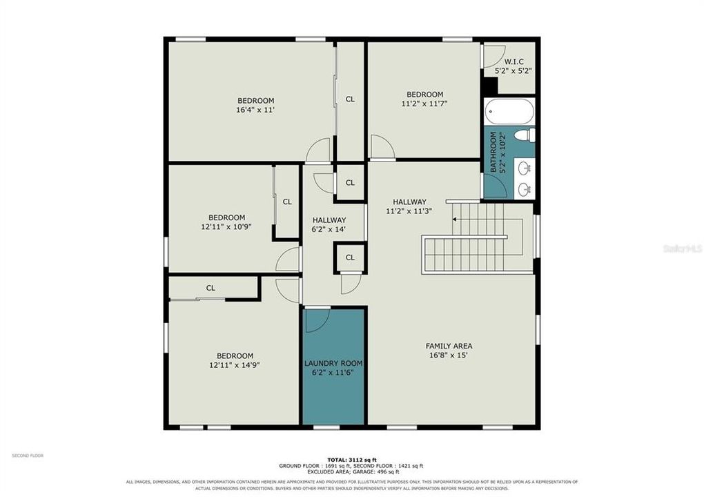 For Sale: $444,900 (5 beds, 2 baths, 3042 Square Feet)