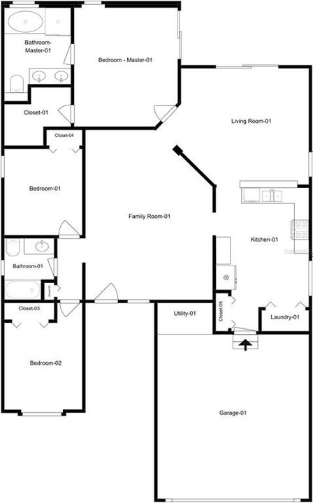 На продажу: $295,000 (3 спален, 2 ванн, 1658 Квадратных фут)