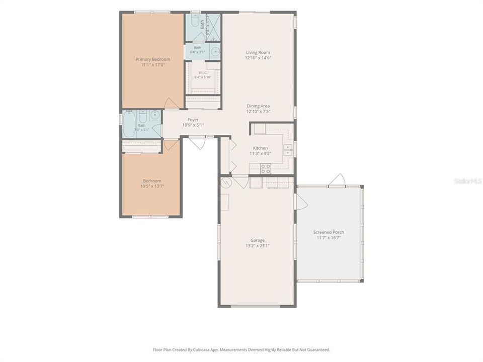 На продажу: $199,900 (2 спален, 2 ванн, 1014 Квадратных фут)