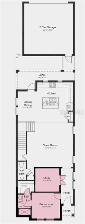 На продажу: $499,000 (4 спален, 3 ванн, 2445 Квадратных фут)