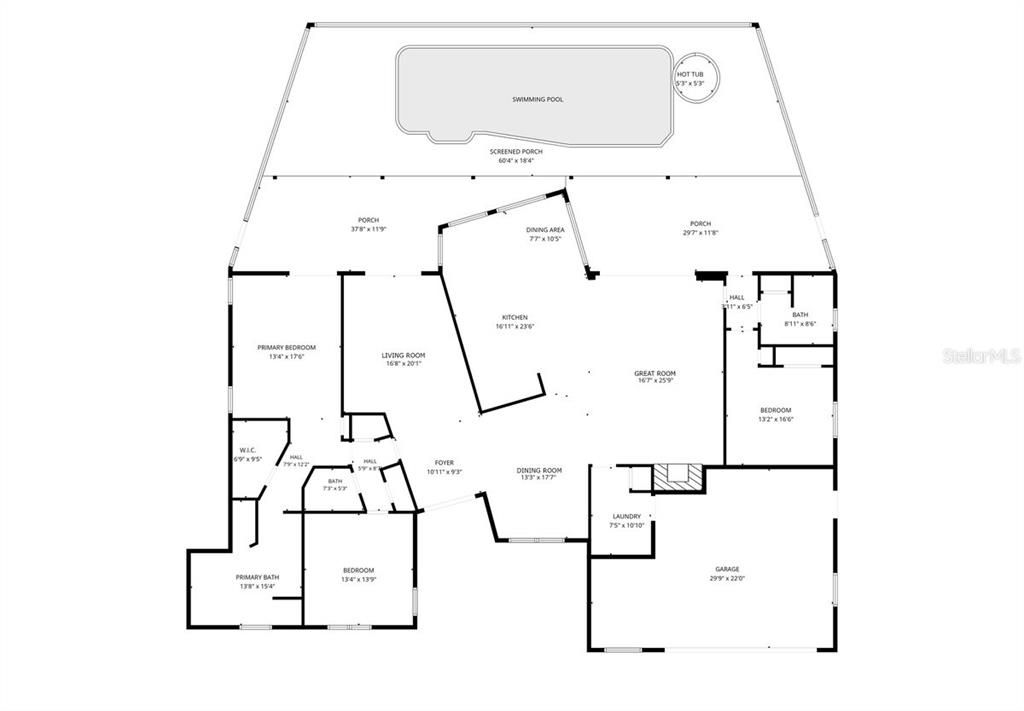 На продажу: $725,000 (3 спален, 2 ванн, 2909 Квадратных фут)