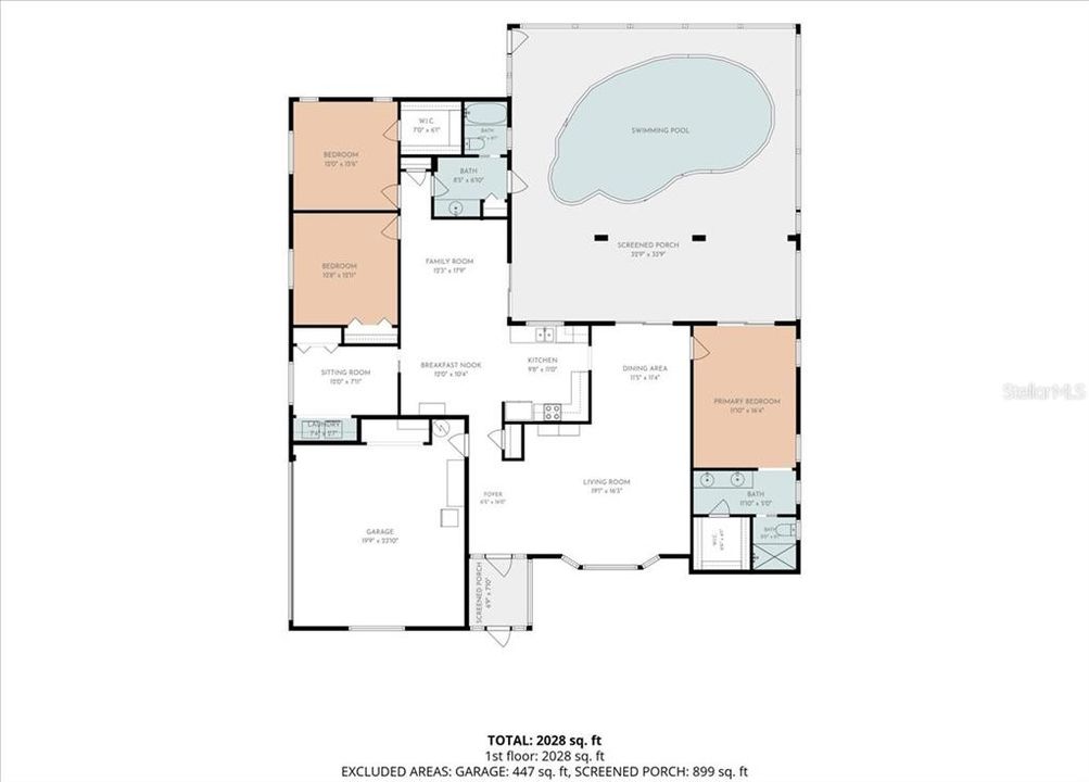 En Venta: $425,000 (3 camas, 2 baños, 2030 Pies cuadrados)