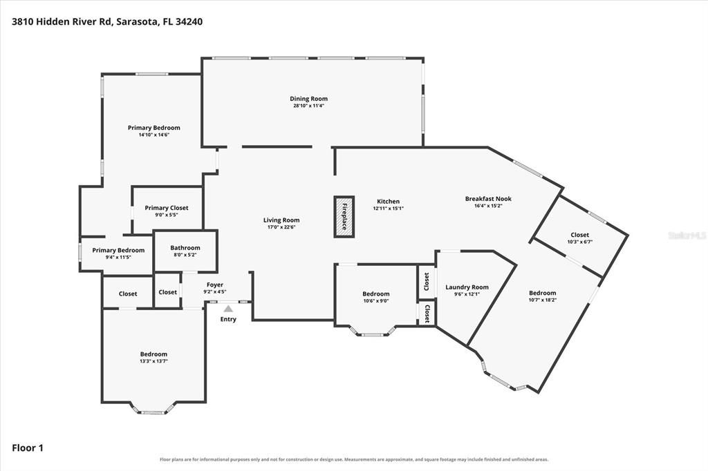 На продажу: $850,000 (3 спален, 2 ванн, 2120 Квадратных фут)