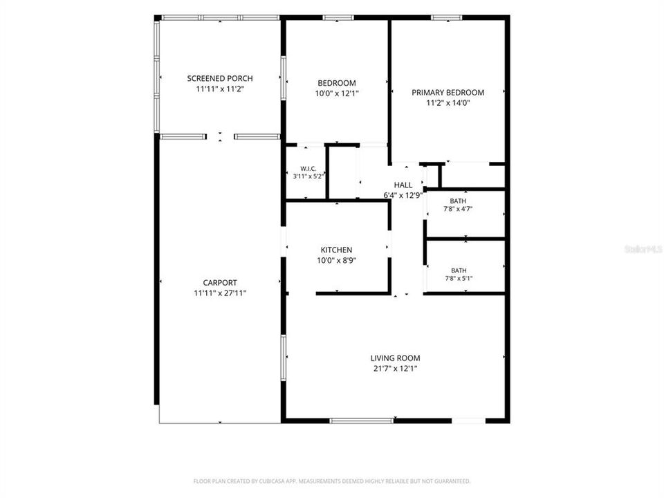 На продажу: $109,900 (2 спален, 2 ванн, 816 Квадратных фут)