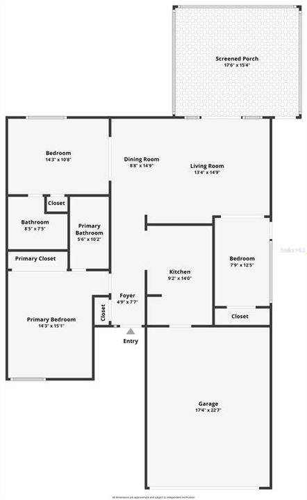 На продажу: $375,000 (3 спален, 2 ванн, 1244 Квадратных фут)
