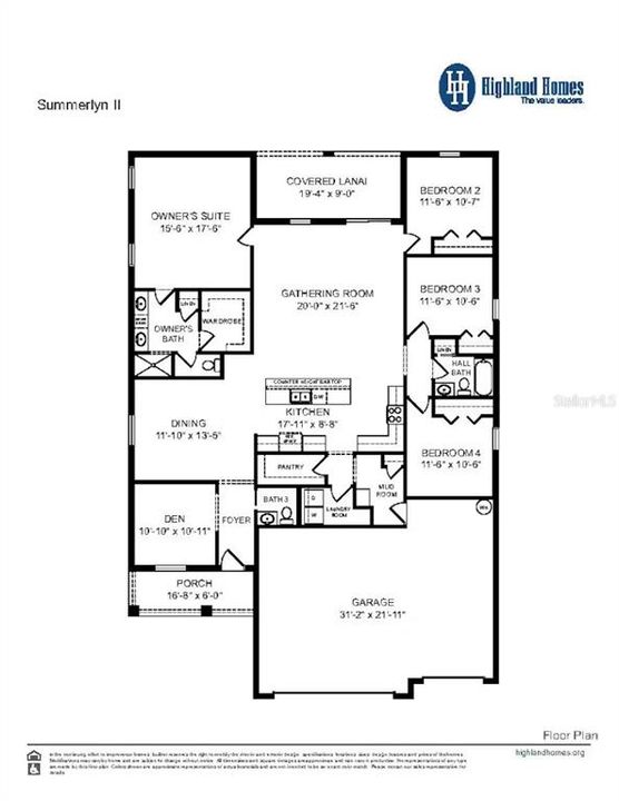 Под контрактом: $434,900 (4 спален, 2 ванн, 2356 Квадратных фут)