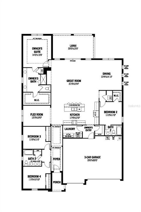 На продажу: $539,900 (4 спален, 3 ванн, 2601 Квадратных фут)