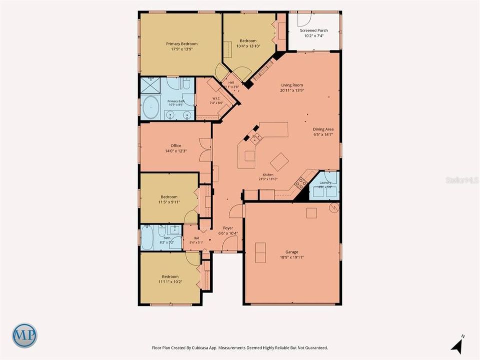 На продажу: $399,999 (4 спален, 2 ванн, 1786 Квадратных фут)