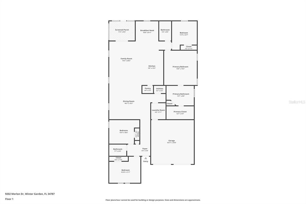 На продажу: $685,000 (4 спален, 3 ванн, 2214 Квадратных фут)