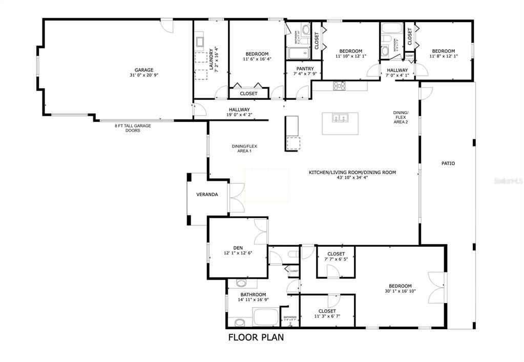 На продажу: $1,995,000 (4 спален, 3 ванн, 3240 Квадратных фут)