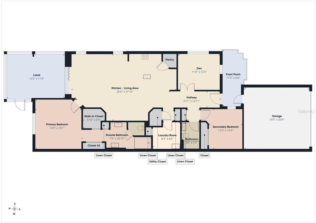 For Sale: $529,000 (2 beds, 2 baths, 1634 Square Feet)