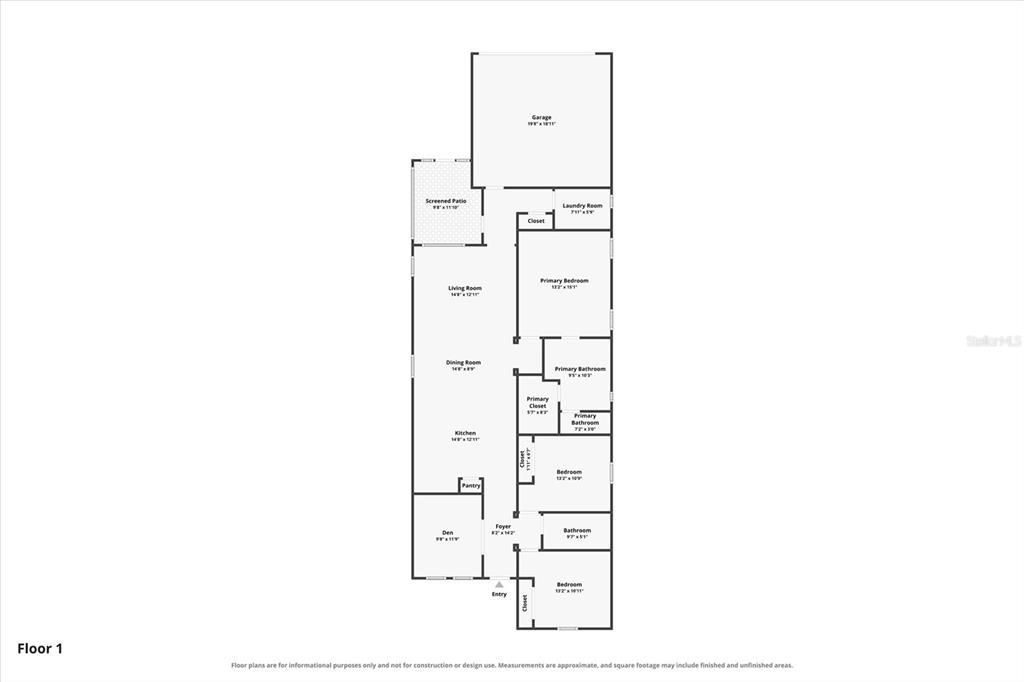 На продажу: $485,000 (3 спален, 2 ванн, 1765 Квадратных фут)