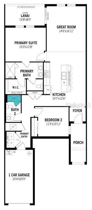 For Sale: $309,990 (2 beds, 2 baths, 1341 Square Feet)