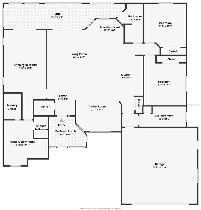 На продажу: $375,000 (3 спален, 2 ванн, 1807 Квадратных фут)