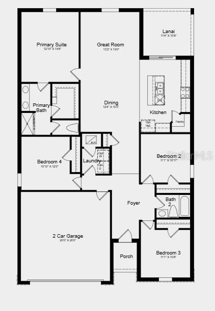 На продажу: $340,000 (4 спален, 2 ванн, 1813 Квадратных фут)