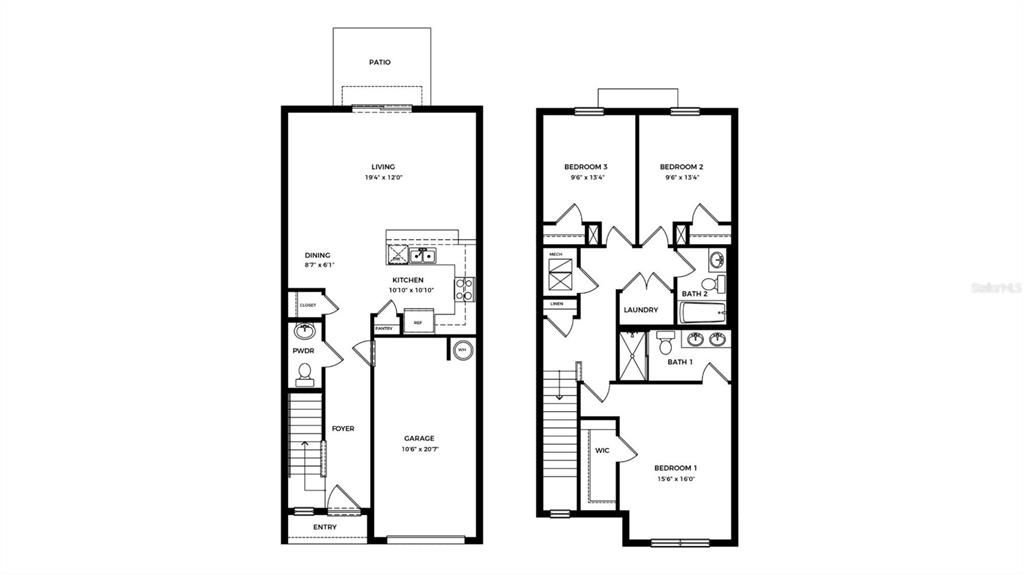 На продажу: $304,990 (3 спален, 2 ванн, 1464 Квадратных фут)