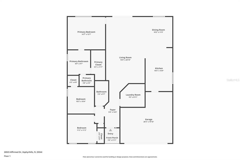 For Sale: $350,000 (3 beds, 2 baths, 1505 Square Feet)