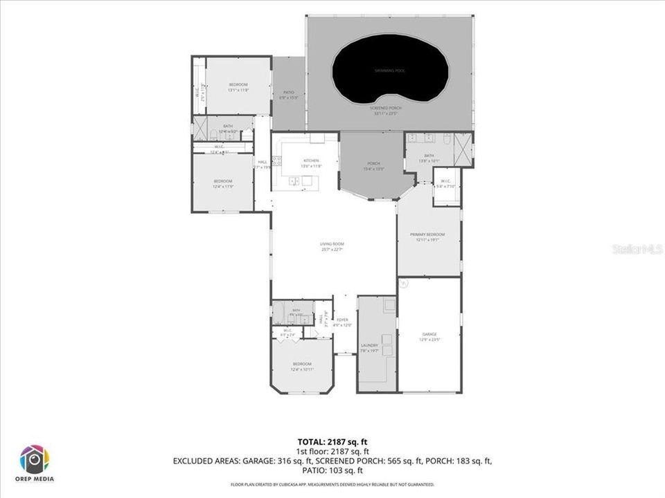 For Sale: $1,099,000 (4 beds, 3 baths, 2227 Square Feet)